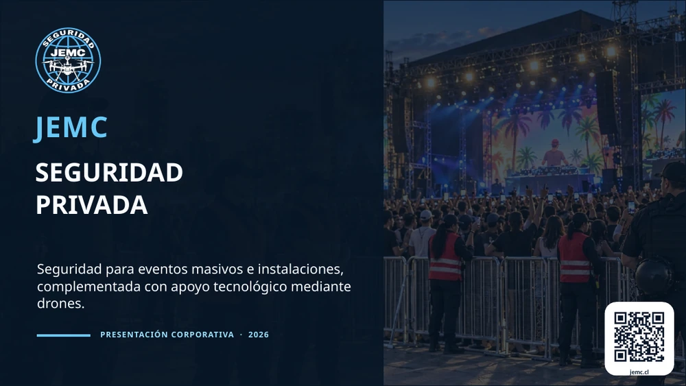Portada de la presentación corporativa de JEMC Seguridad Privada